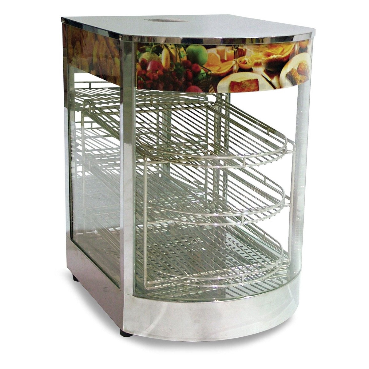 Nella 14″ Curved Glass Display Warmer – 21829