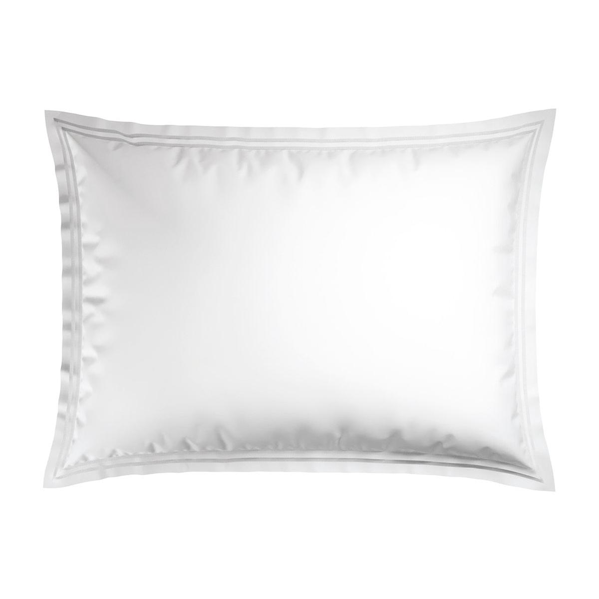 Pillowcase(s) cotton satin – La Rochelle White / White – 2 x (50 x 70 cm)