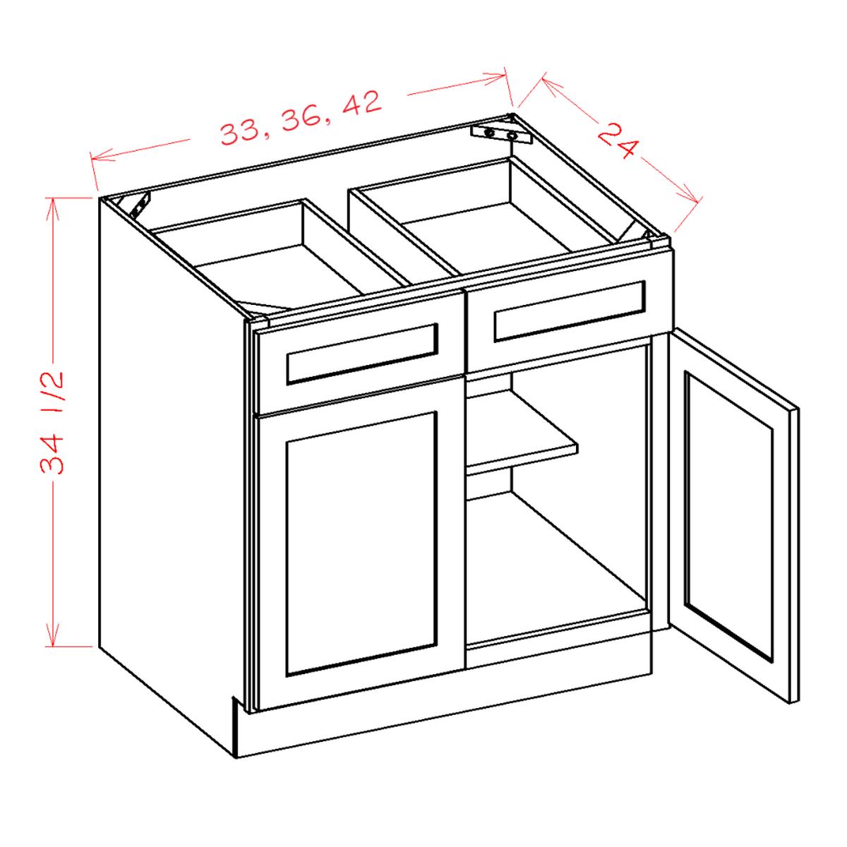 Shaker Ivy 42″ Base Cabinet