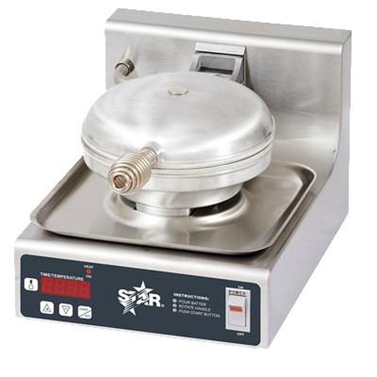 Star SWBS Single Waffle Baker, 7.5″ Round, Made in USA
