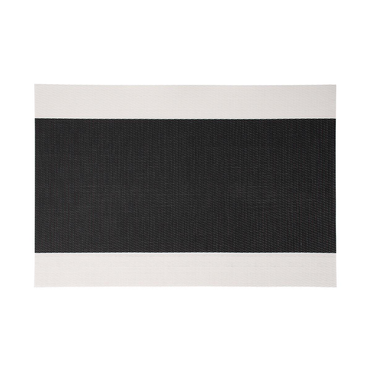 Table Accents Placemat 45x30cm White Black