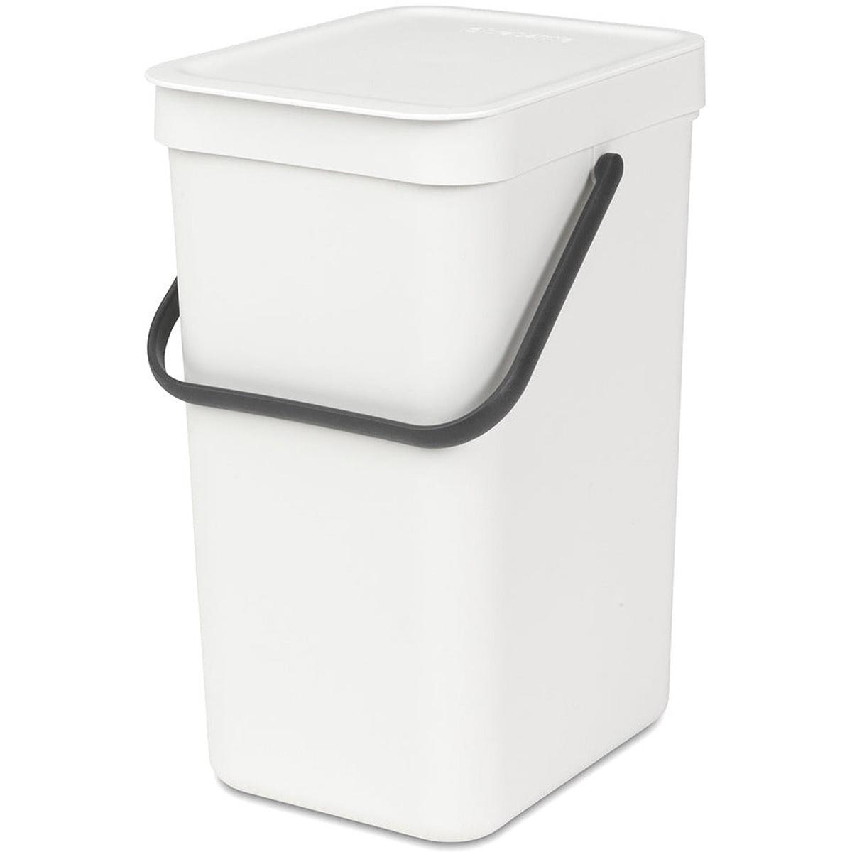Waste Bin Sort & Go 12L White