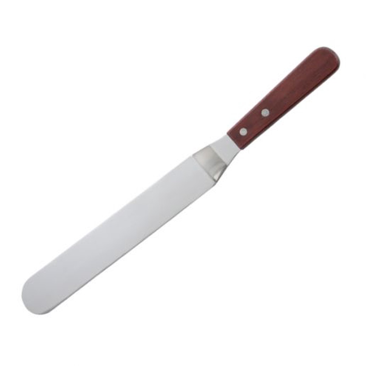 Winco TOS-9 8.5″ Offset Spatula with Wooden Handle