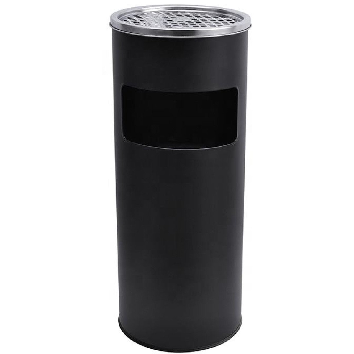 Commercial Ashtray Waste Bin 8 Litres Black | JYAB801BLACK