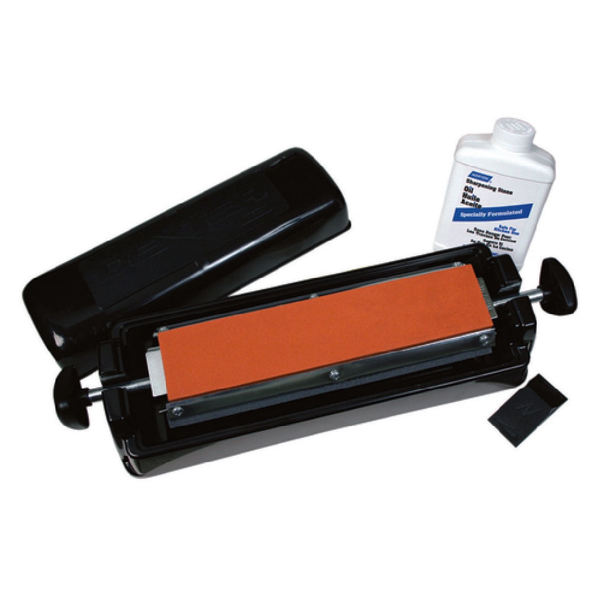 Dexter Russell EDGE-15 11-1/2 Inch Knife Sharpener Honing System with Tri-Stone