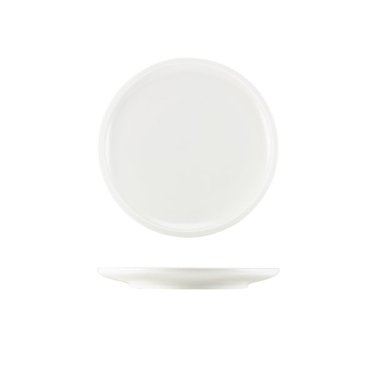 GenWare Porcelain Flat Rim Plate 20cm/ 8″