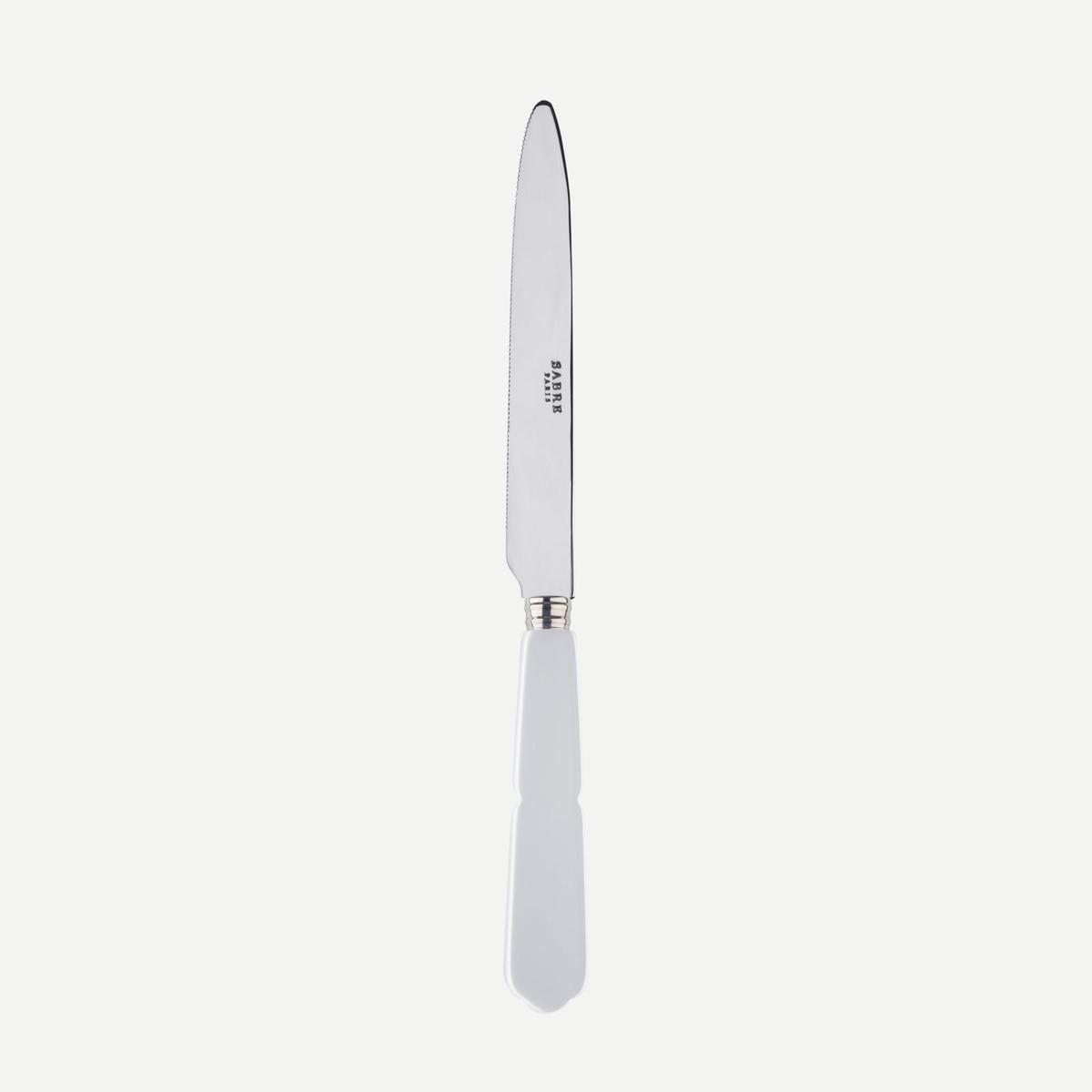 Gustave, White – Serrated dinner knife blade