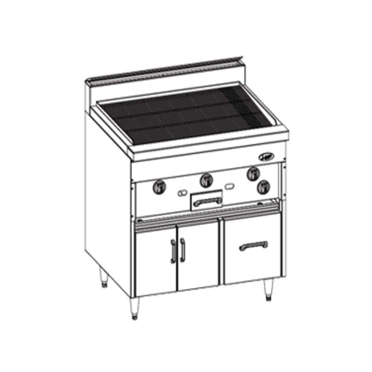 JBKC-24 | 24′ | Range, 24 Restaurant, Gas
