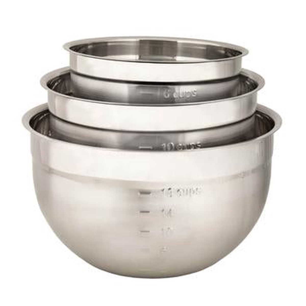 Mixing Bowl Set, Stainless