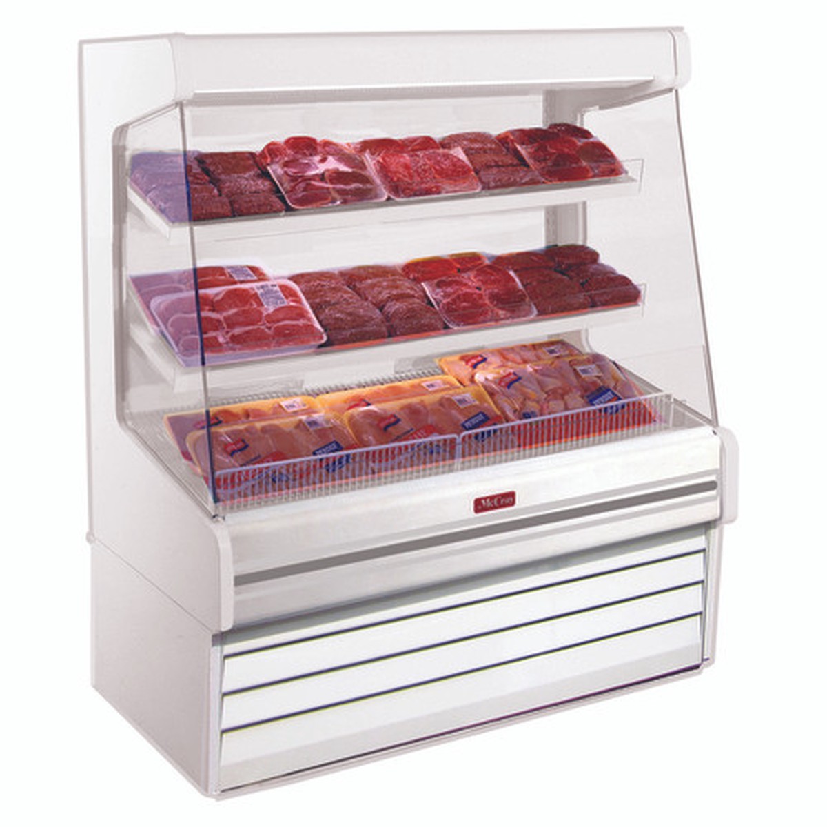 R-OP30E-6L-S-LED | 75′ | Display Case, Produce