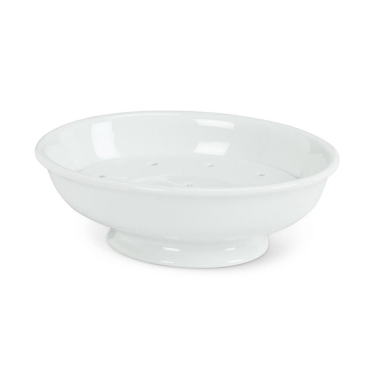 Soap Dish & Strainer – Bone China, 5.5-in