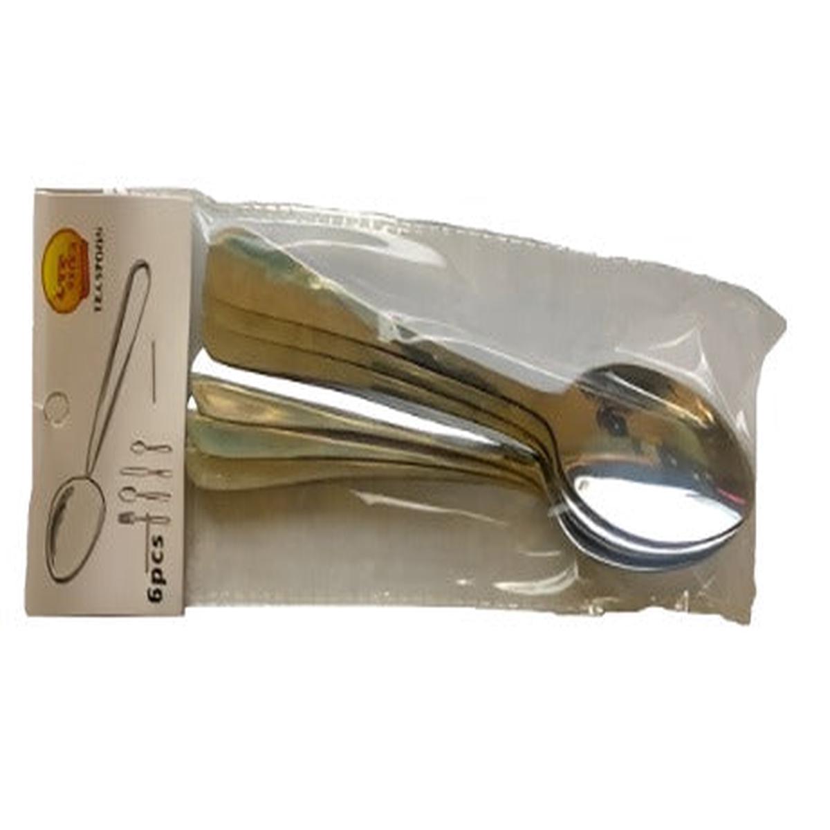 Tea Spoon – Stainless Steel- 6 Each – Verka