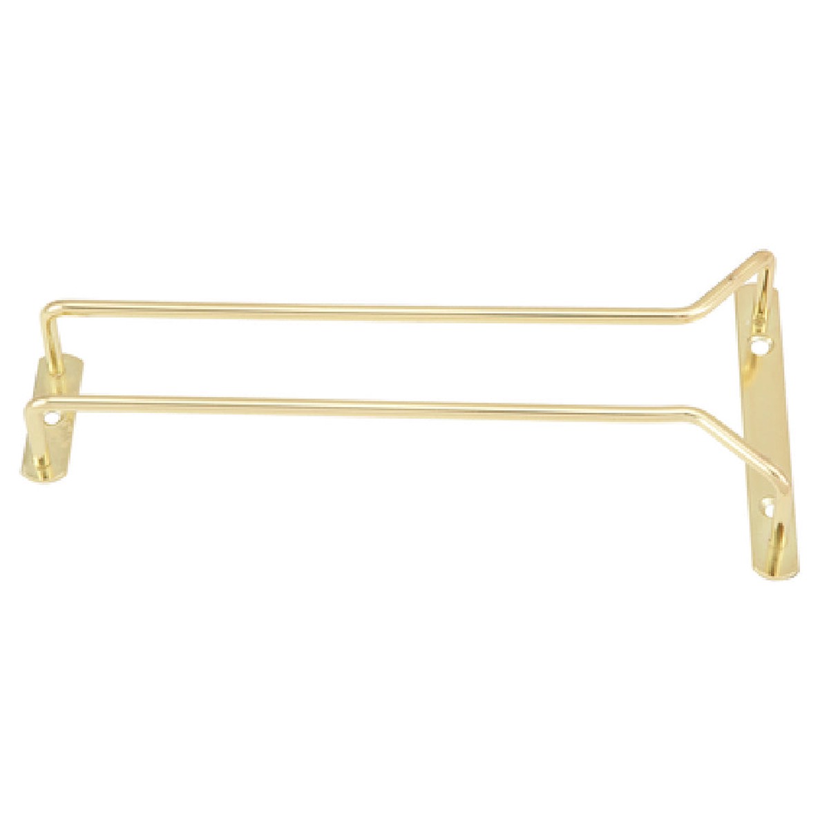 Winco GH-10 10 Inch Wire Glass Hanger Ceiling Mounted Brass Plated