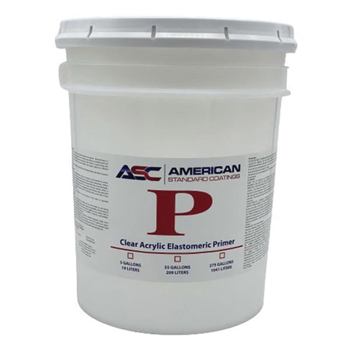 ASC P Acrylic Primer Clear 5 gal