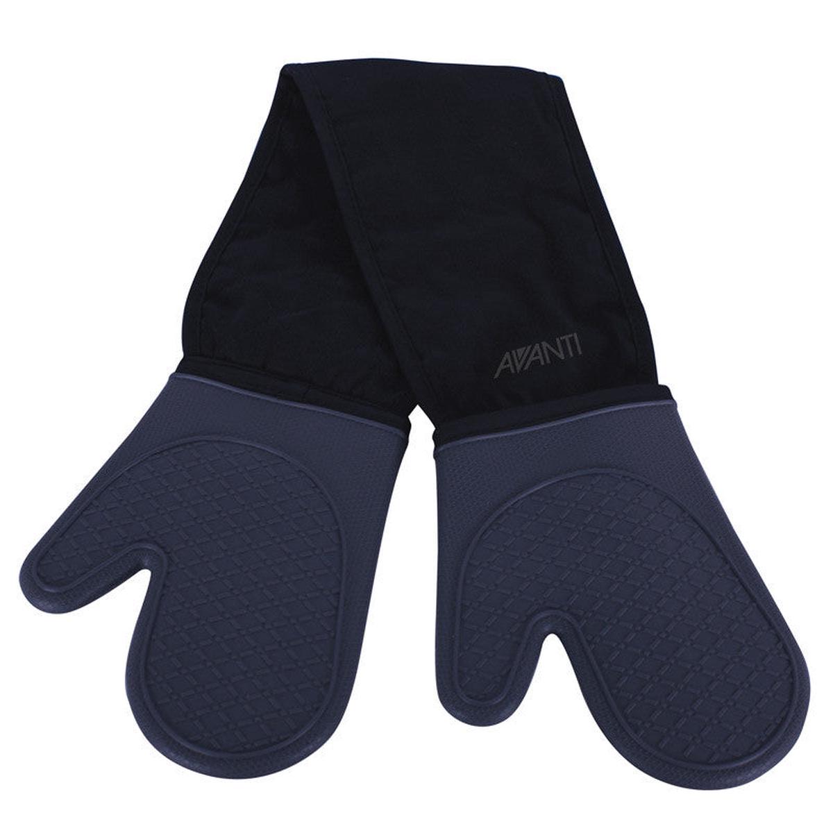 AVANTI SILICONE DOUBLE OVEN GLOVE – CHARCOAL