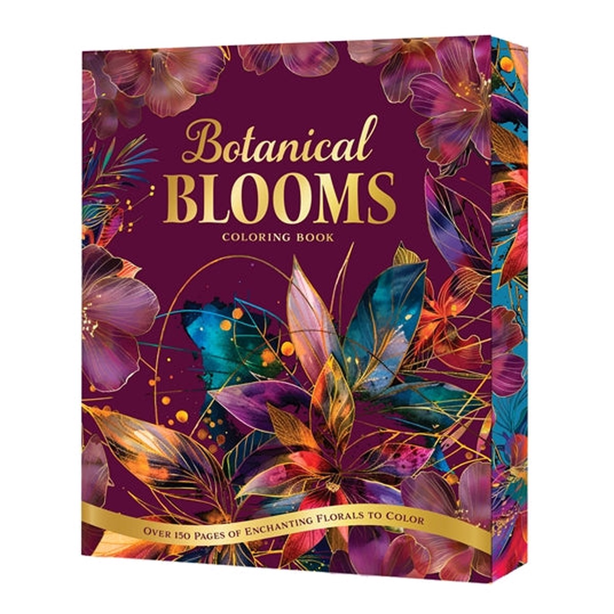 Botanical Blooms, Coloring Book