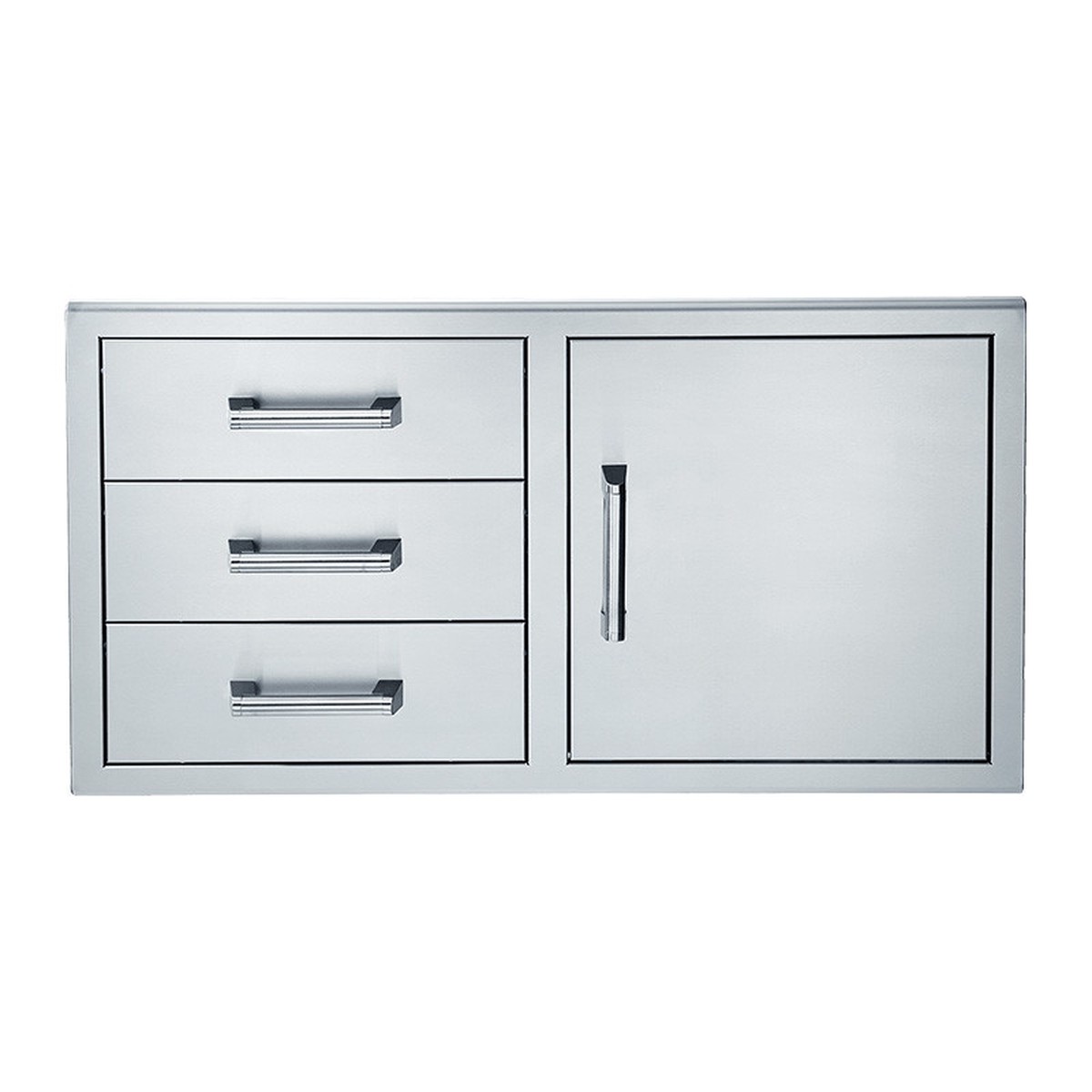 Broilmaster 42″ Stainless Steel Single Door with Triple Drawer – 42″w x 22″h