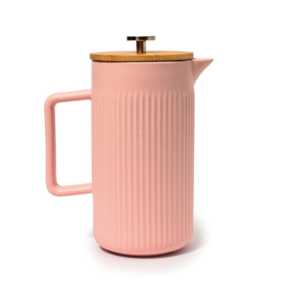 Ceramic French Press 1.25Lt – Coral