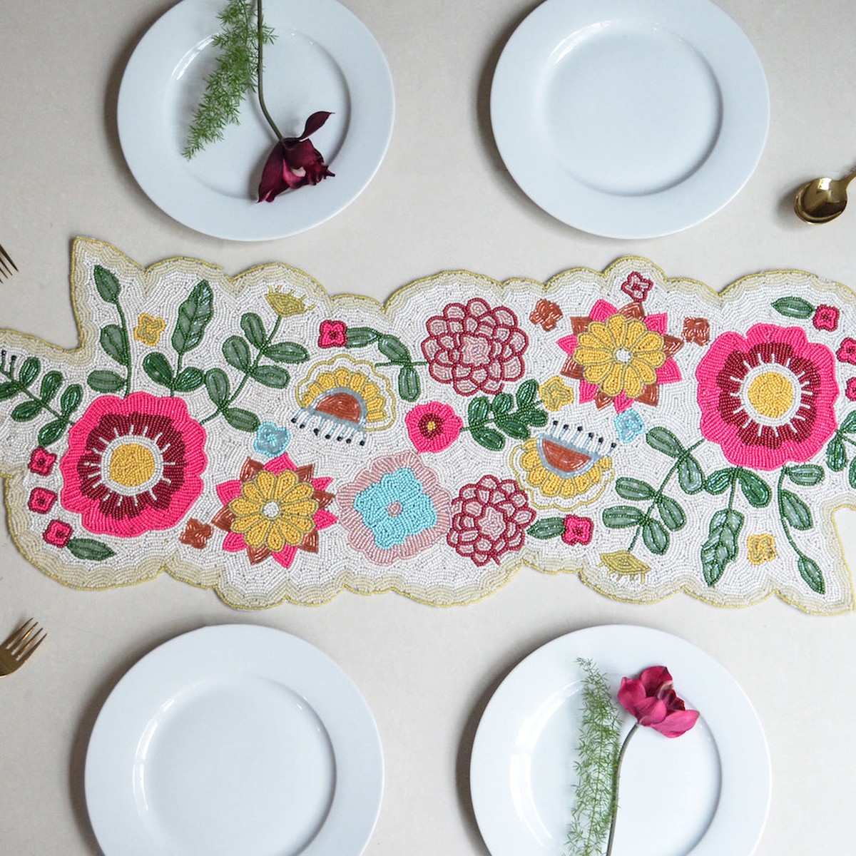 Colourful Floral Runner