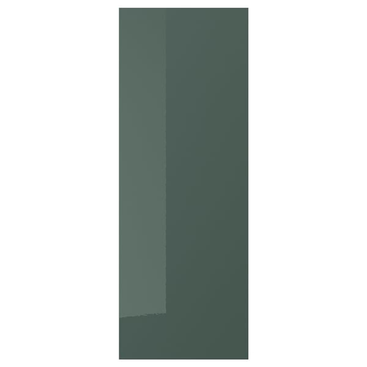 KALLARP cover panel, high-gloss dark grey-green, 39×106 cm