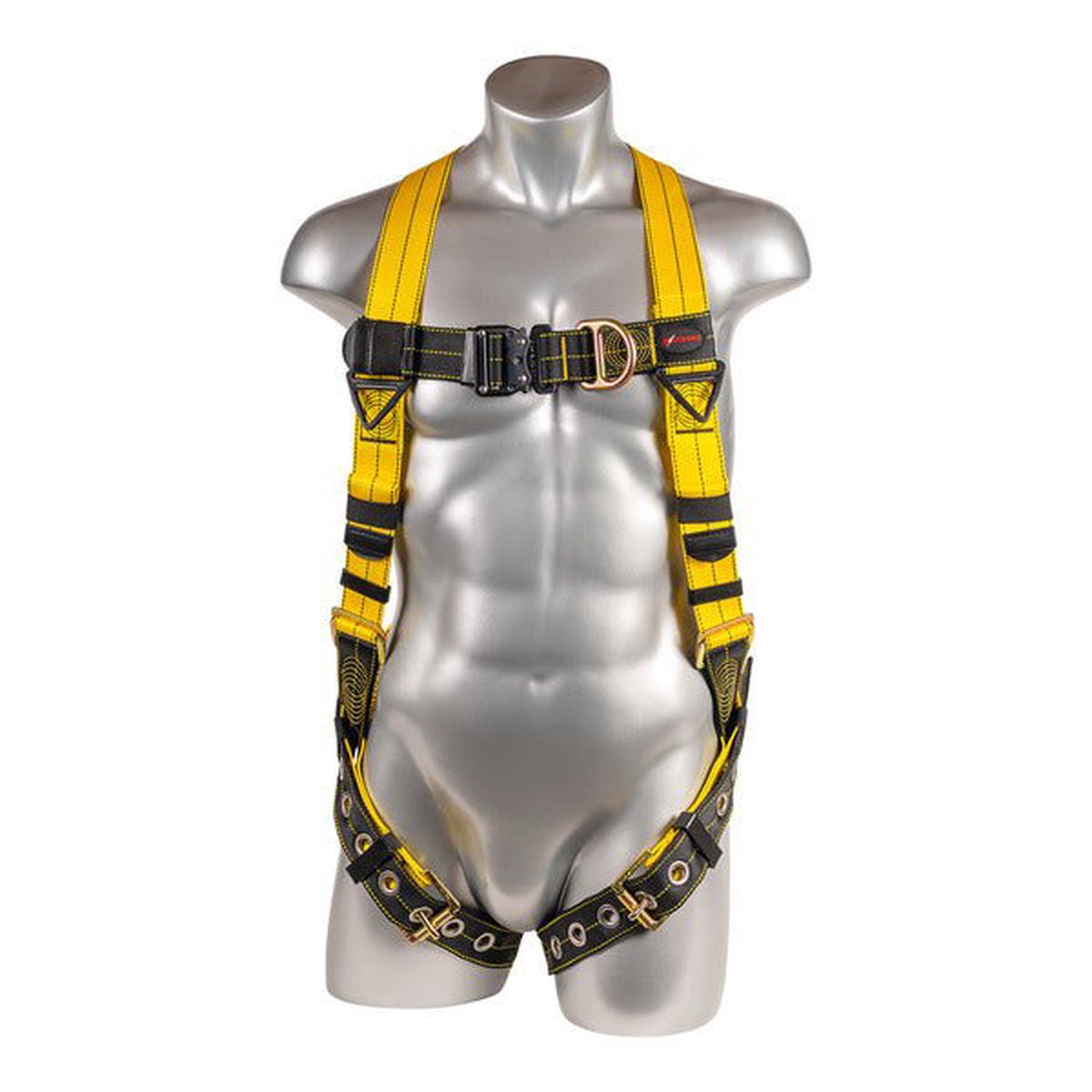 Kapture 5 Point Element Full Body Harness – 2 D-Rings QC Chest – Tongue Buckle Legs – Revolta Oil & Water Rep Webbing – All Sizes