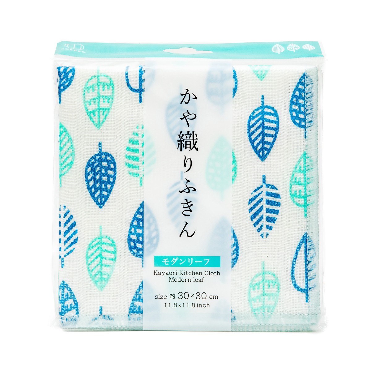 Kokubo Modern Leaf Soft & Absorbent Kitchen Cloth