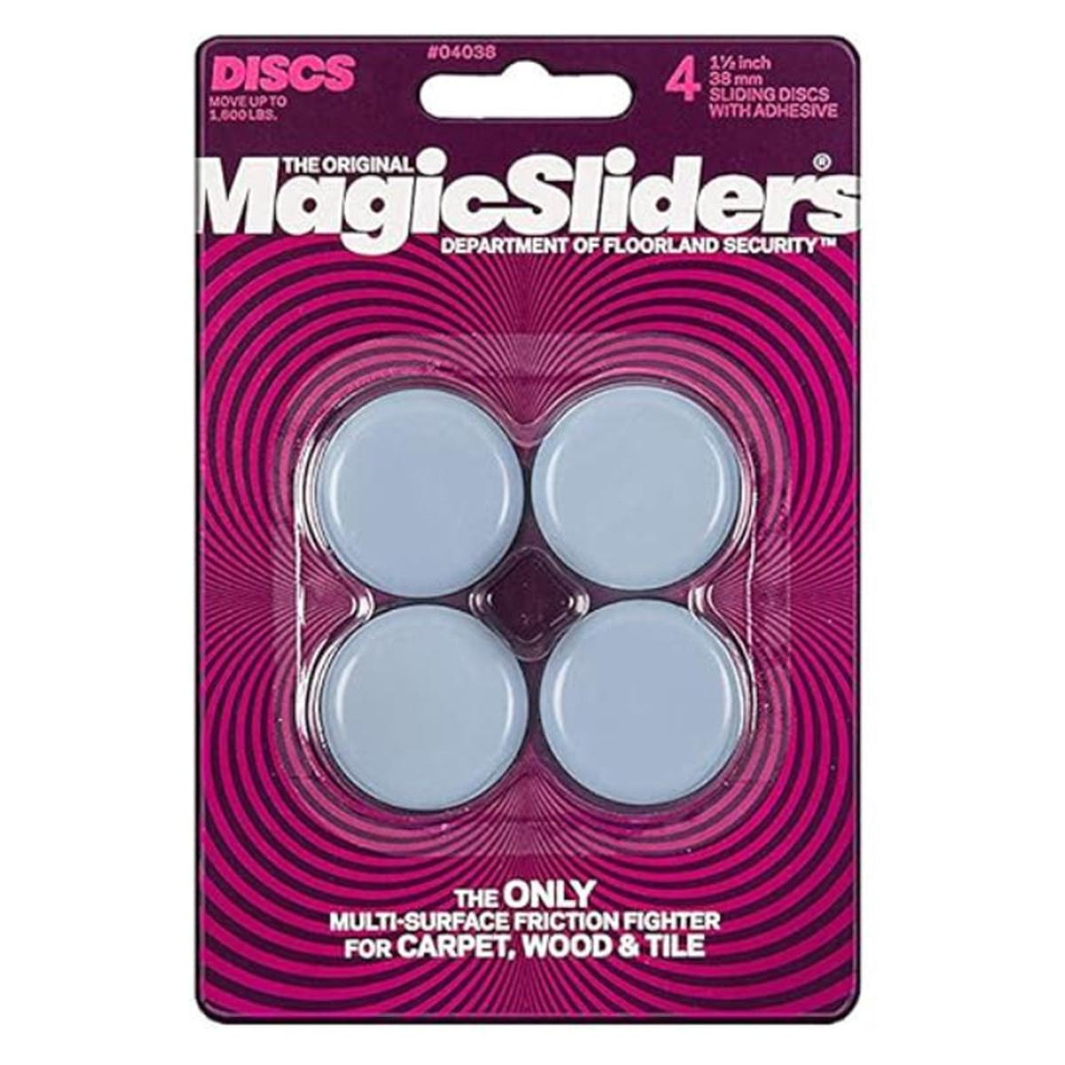Magic Sliders 84Pc Ultra Hd Self Stick Adhsive Pads 3/8″