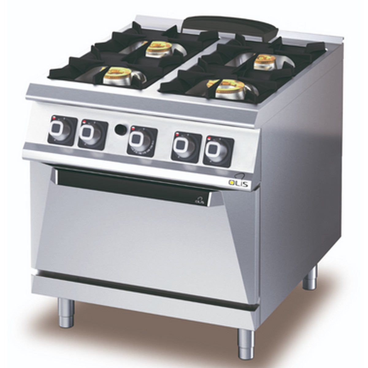 Olis D74/10 CGG 4 Burner Gas Range Static Gas Oven 3PA-6378-D74/10CGG