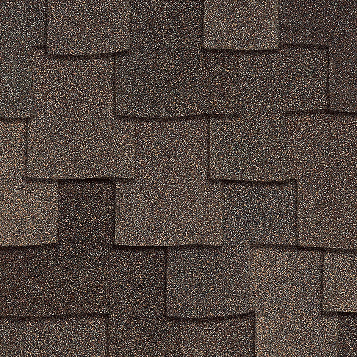 Owens Corning Woodcrest Lifetime Architectural Asphalt Roof Shingles, Chestnut, 16.67-sq ft per Bundle (6 Bundles per Square)