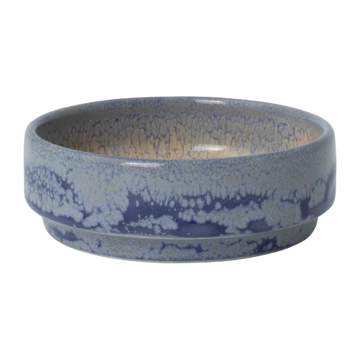 Steelite Aurora Revolution Bluestone Round Stacking Trays 75mm (12 Pack)