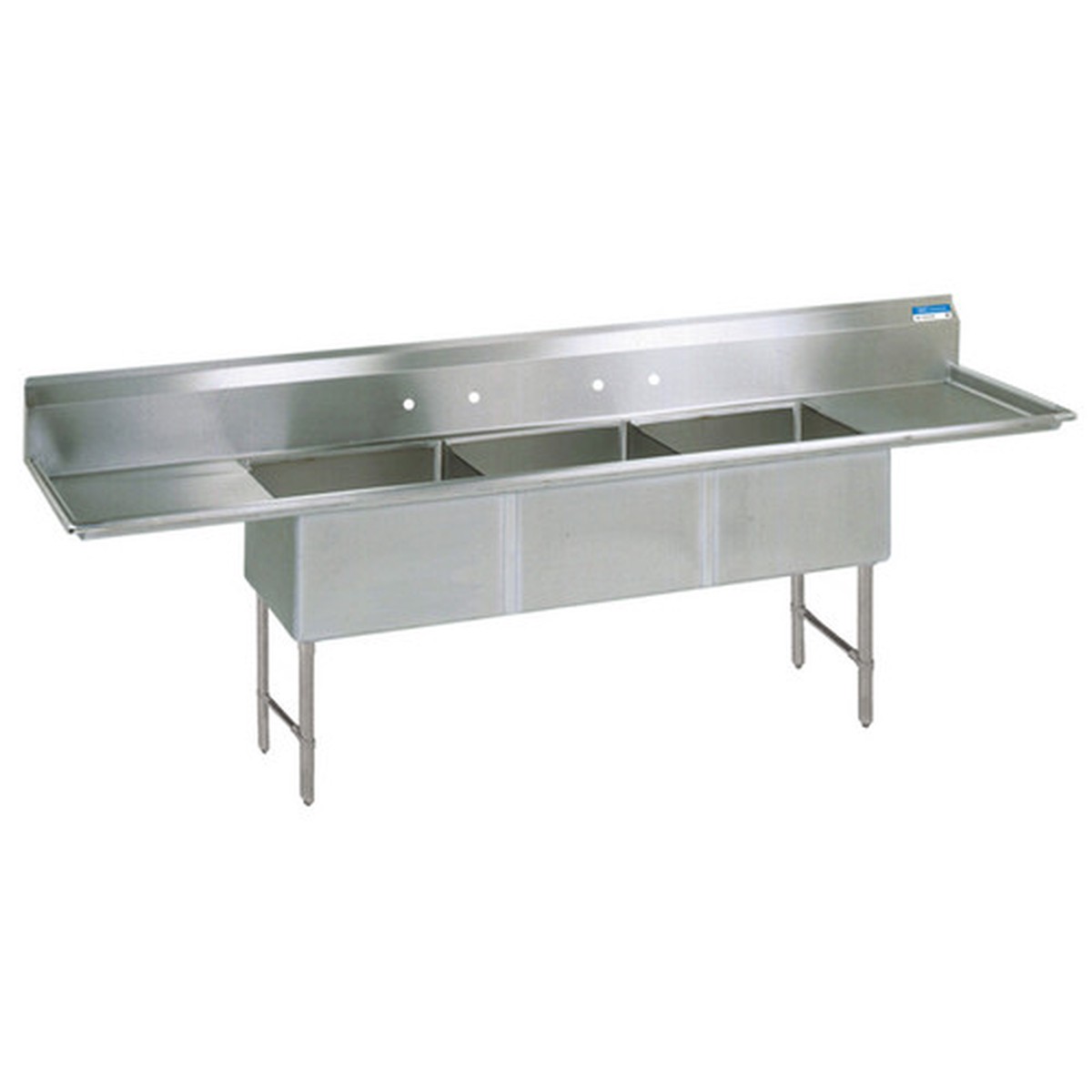 BKS6-3-24-14-24TS | 123′ | Sink, (3) Three Compartment