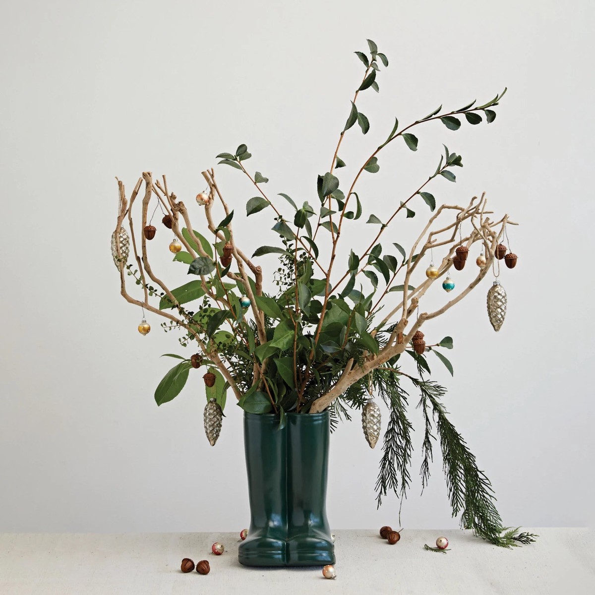 Creative Co-op – Stoneware Garden Boot Vase