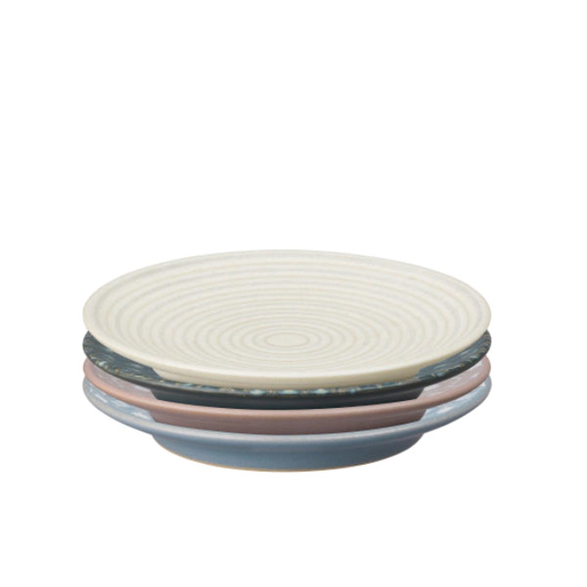 Impression Mixed Set Of 4 Small Accent Plates