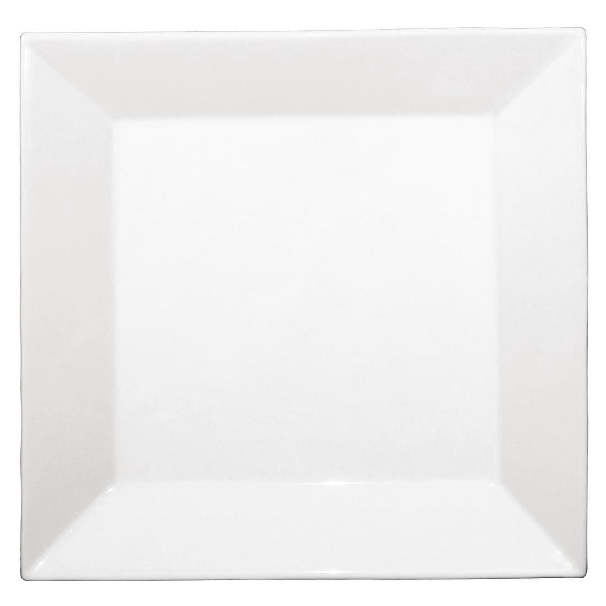 Olympia Deep Square Plates 305mm (305mm (W) x 305mm (D)mm | 12×12″) PAS-CL032