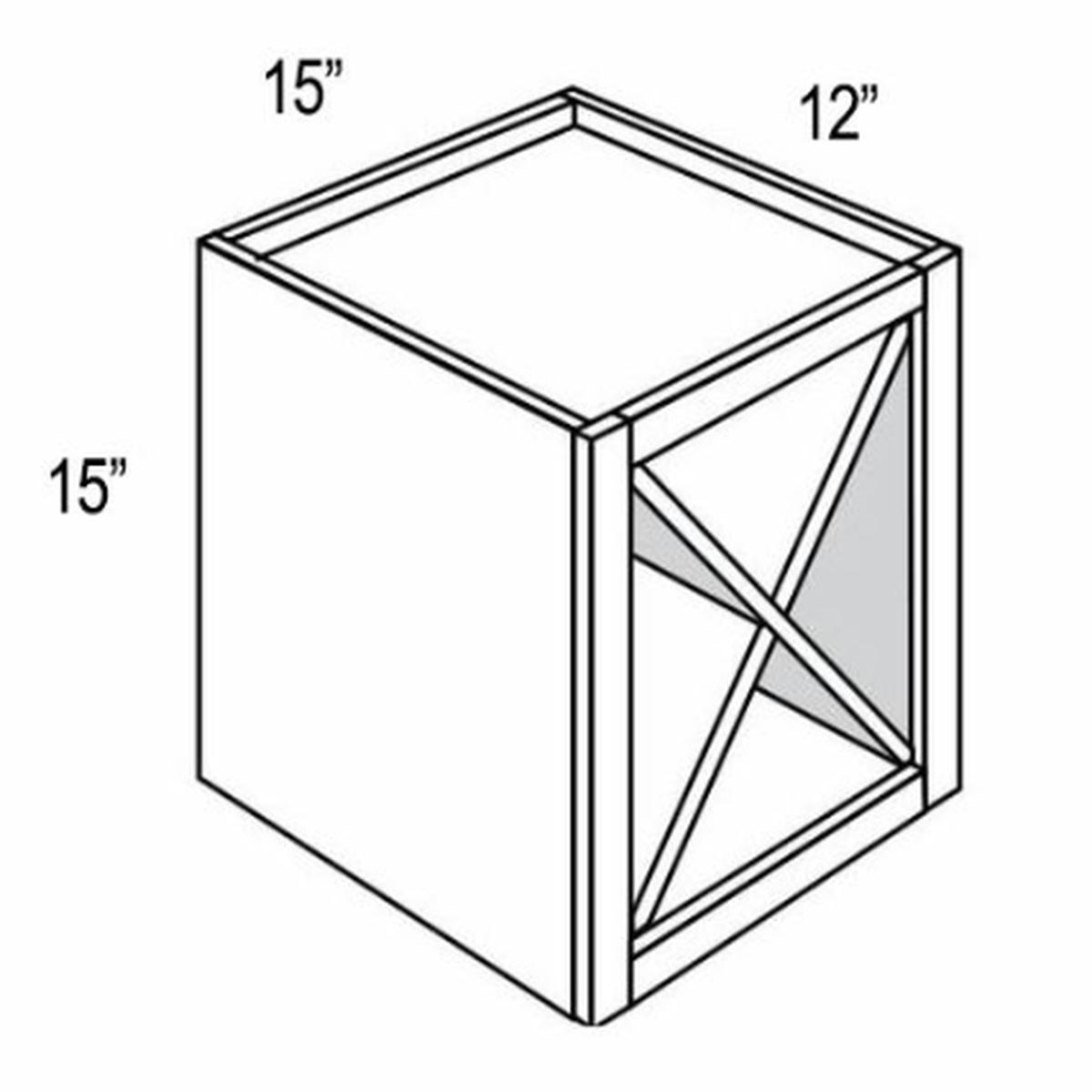 Platinum Shaker 15″ Wine Storage Cube