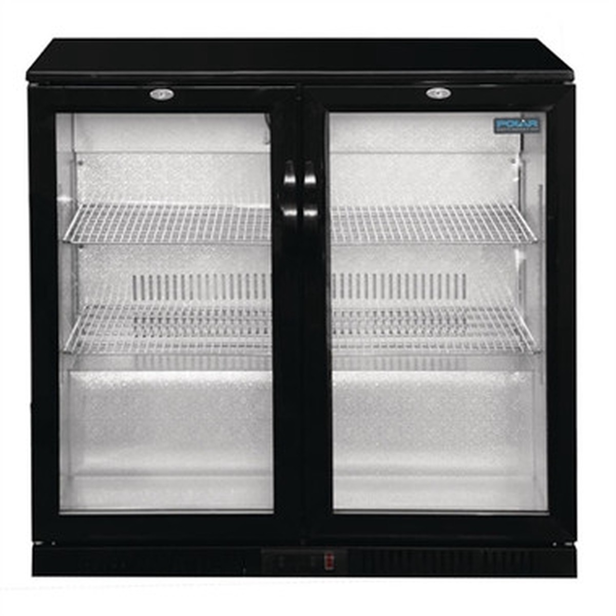 Polar GL002-A G-Series Counter Back Bar Cooler with Hinged Doors 208Ltr