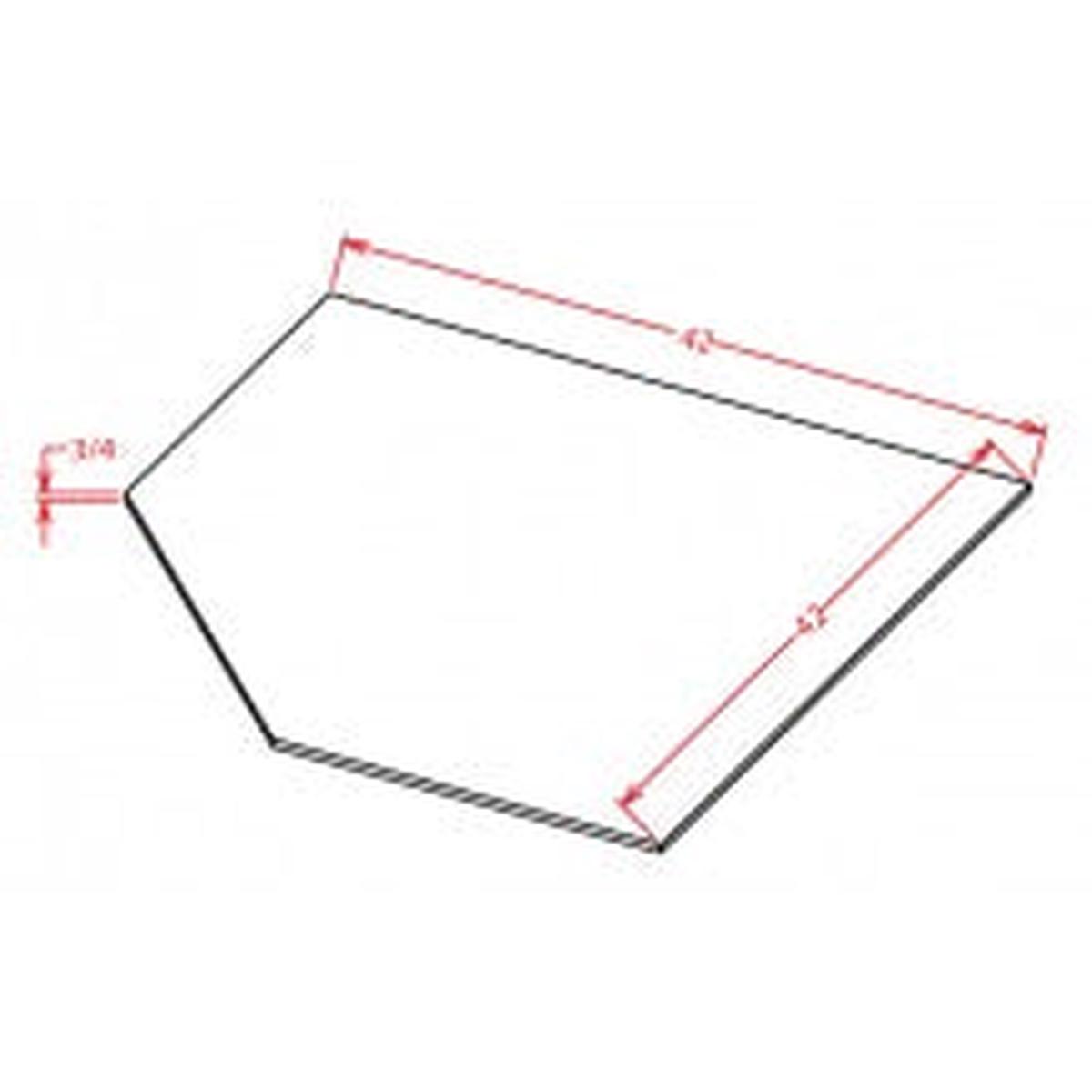 Shaker Ivy 42″ x 42″ Diagonal Sink Base Floor Pre-Assembled