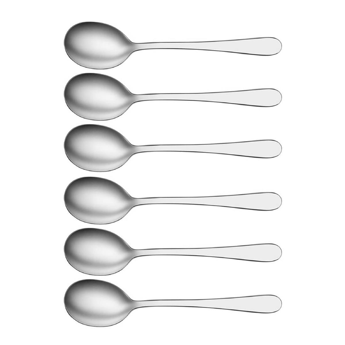 Tablekraft Luxor Fruit Spoon Hang sell 18/0 Stainless Steel 143mm (6 Pack) (18/0 Stainless Steel | Pack 6 | 143mm) PAS-DD760