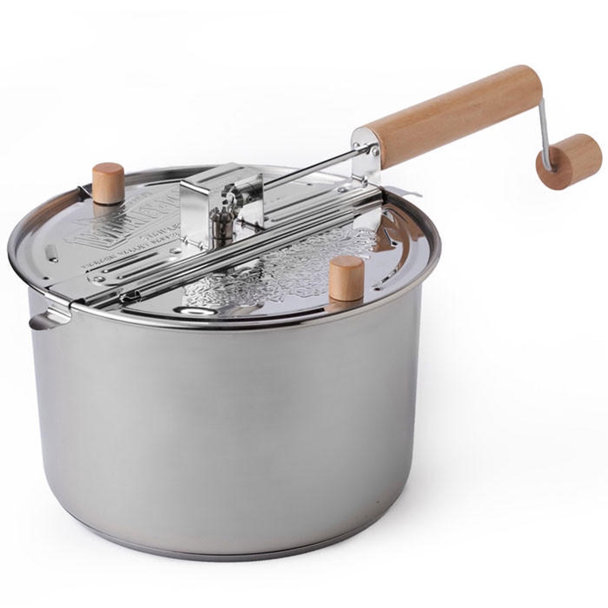 Whirley Pop – Nostalgic Stainless Steel, 6Qt