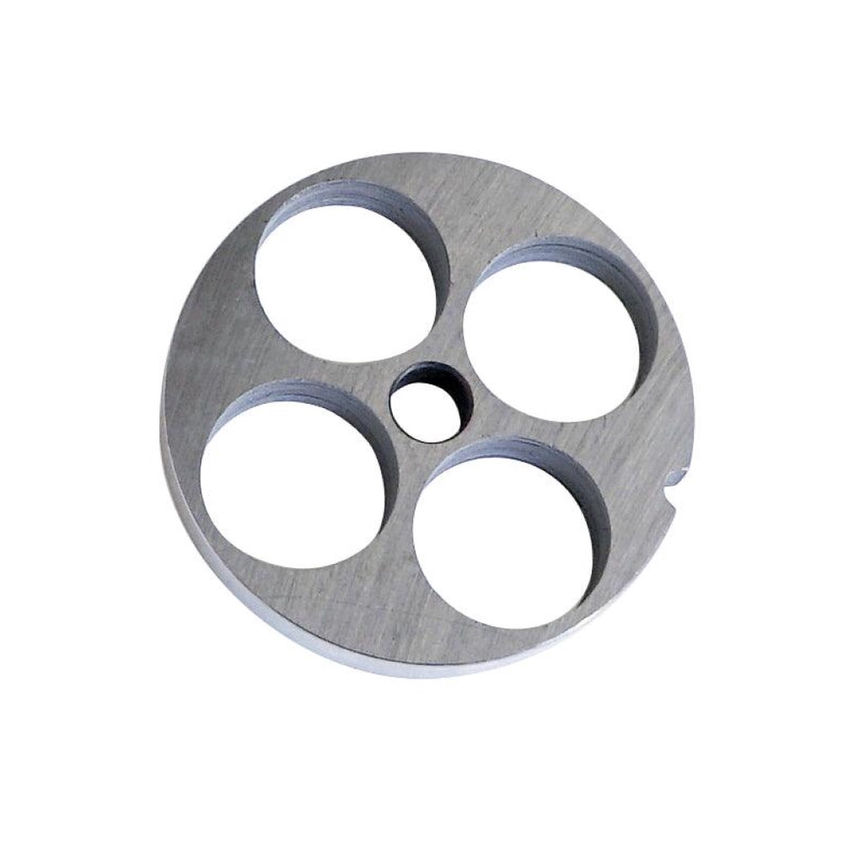 #12 Carbon Steel Hubless Machine Plate with Single Notch - 2-3/4" Diameter, 1" Hole Size - 17065