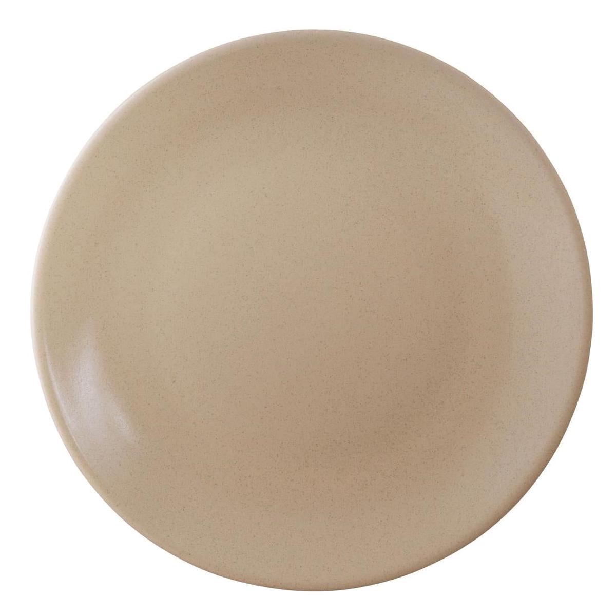Zuma Sand Round Coupe Plates 285mm (6 Pack) (Pack of 6) PAS-FK343