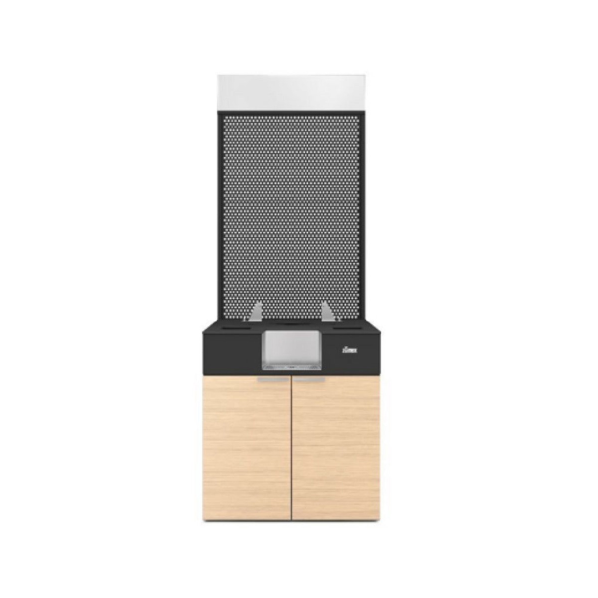Zumex 11818 Podium Juice Corner 11 Inch Stainless Steel Oak Model - Juicer