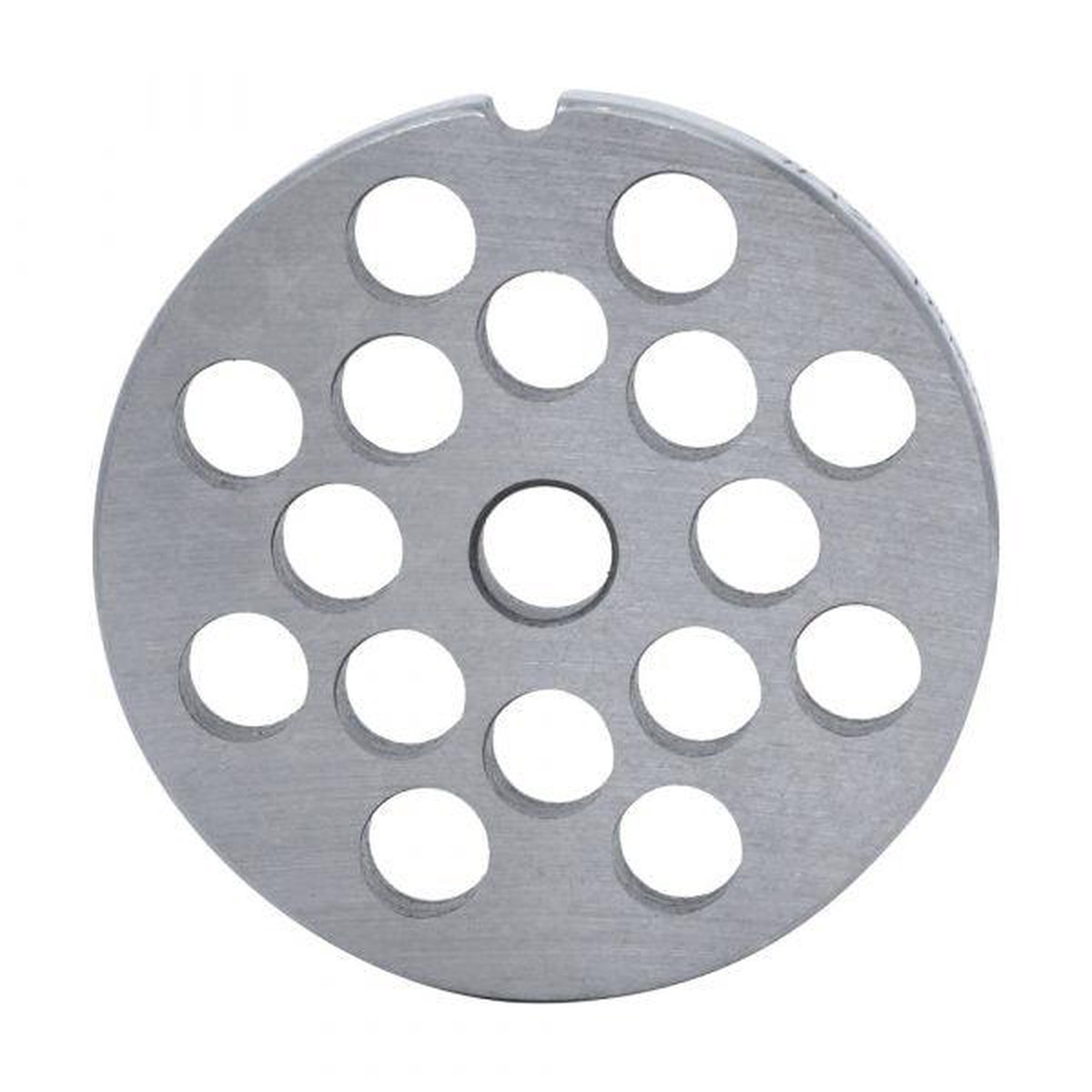 #12 Carbon Steel Hubless Machine Plate with Single Notch - 2-3/4" Diameter, 3/8" Hole Size - 11239