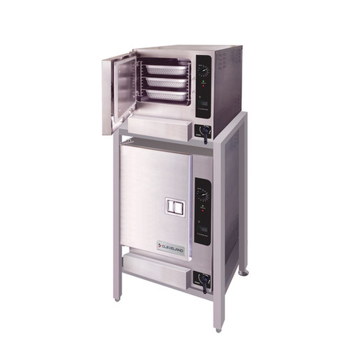 (2) 22CGT63.1 | 25' | Steamer, Convection, Gas, Boilerless, Floor Model