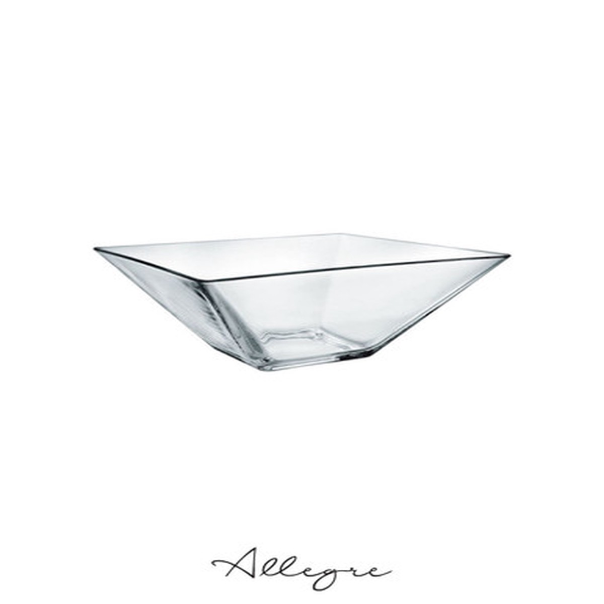 1.2 L (42.25 oz) Medium Square Glass Bowl for snacks, desserts, candies, nuts, chips, fruits, etc.
