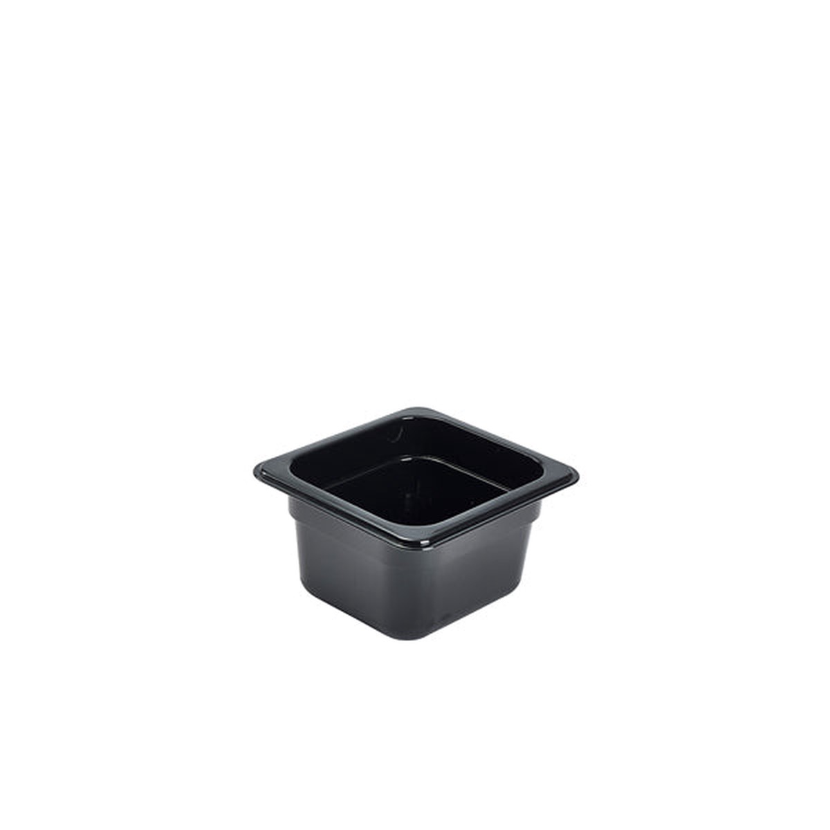 1/6 -Polycarbonate GN Pan 100mm Black