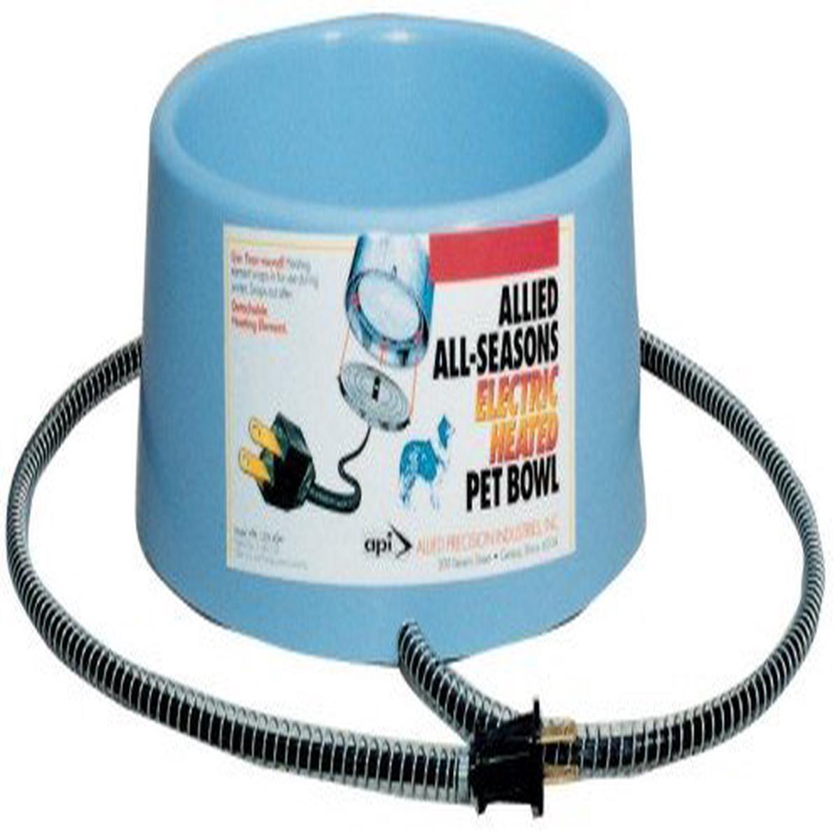 Pet Bowl - Heated - Allied - Plastic - 1 Quart