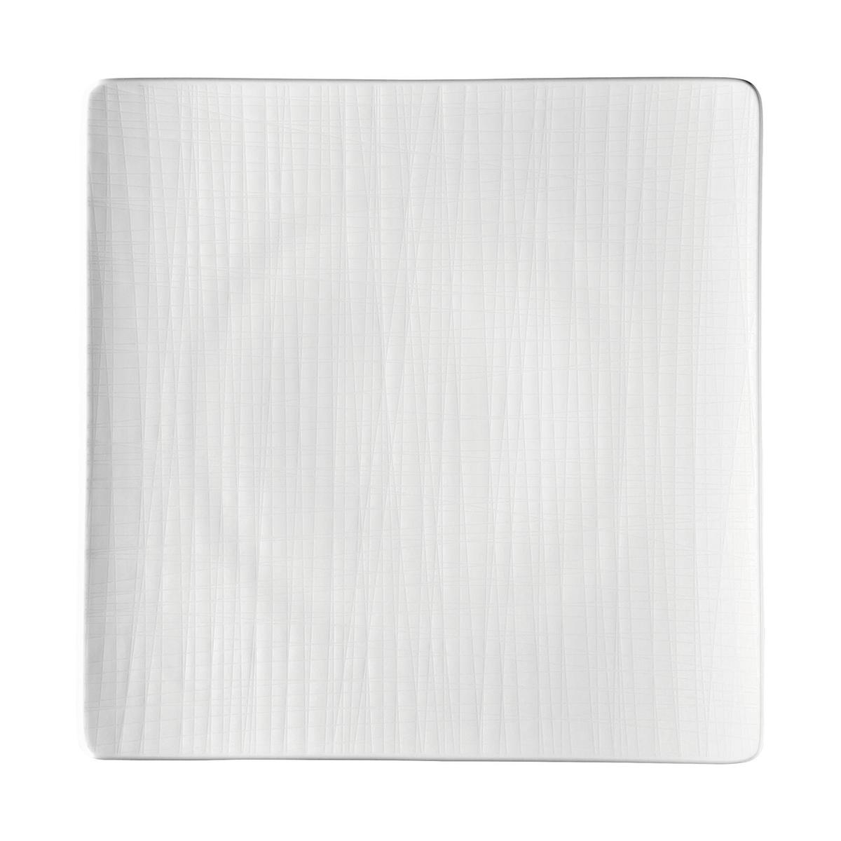 ROSENTHAL Mesh Weiss Square Flat Plate 31cm Porcelain
