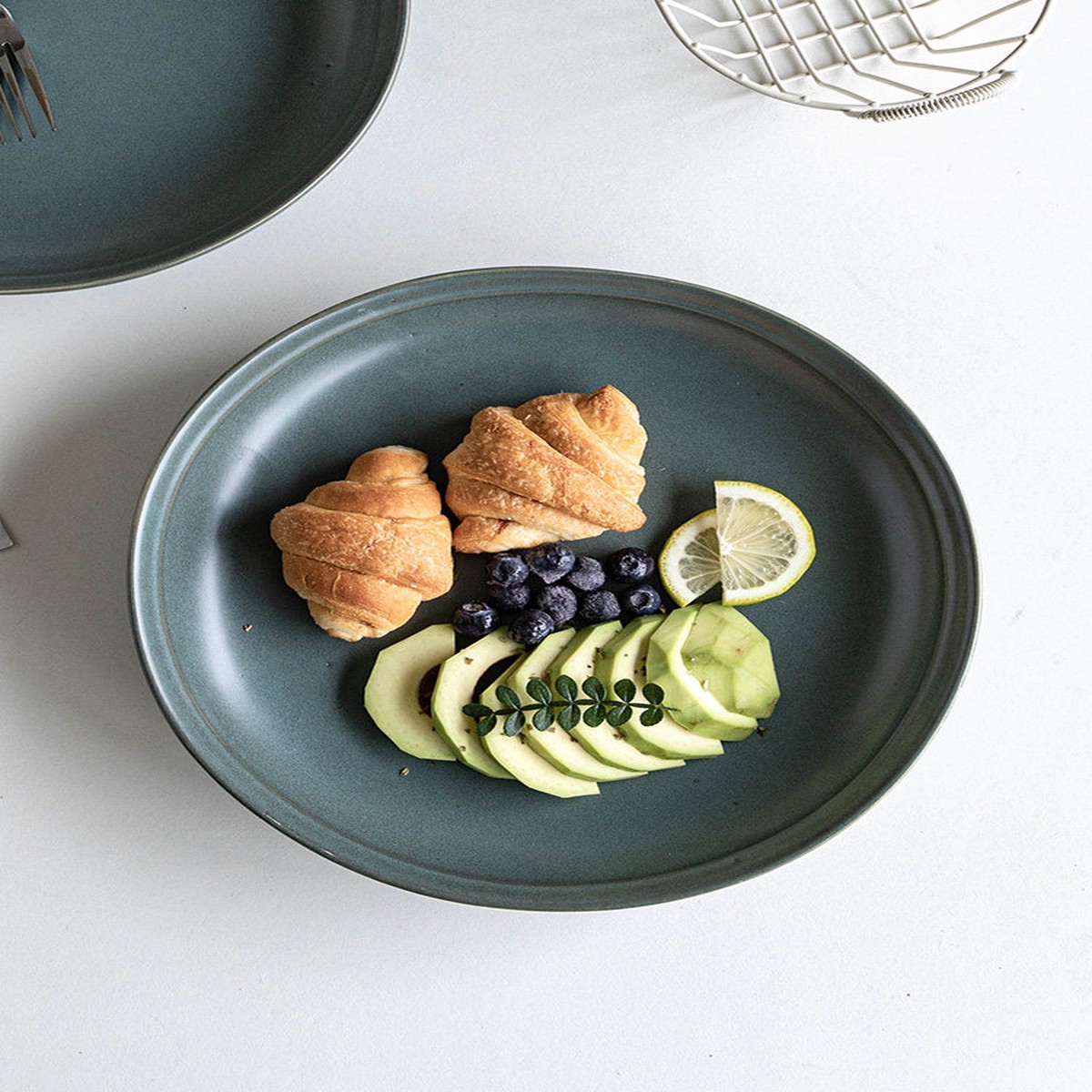 [Super textured deep plate] 9.3-inch matte cooking plate restaurant cooking plate pasta plate salad plate slightly flawed