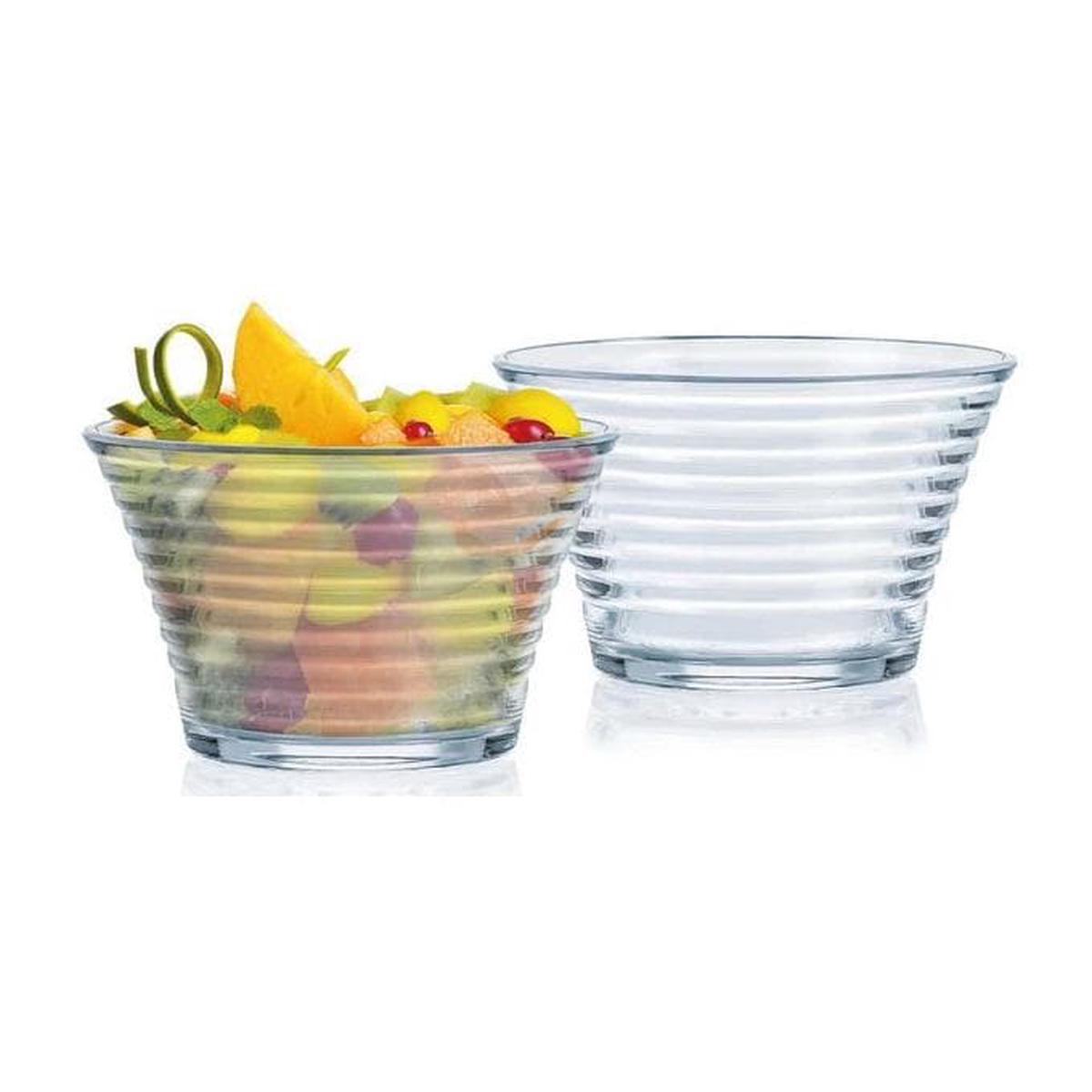 10cm clear glass bowl set